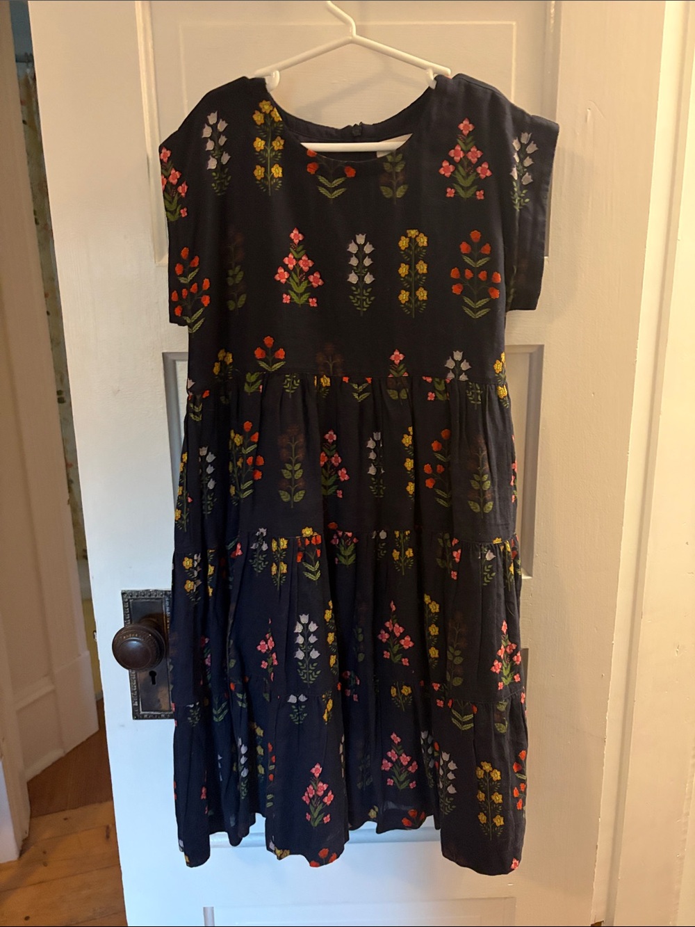 Pink Chicken Navy Floral Girls' Dress